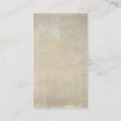 Carte De Visite Papier porté rustique - brun (Dos)
