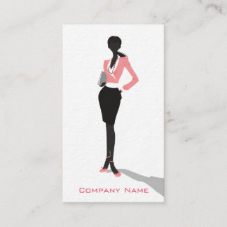 Carte de visite papier Premium pour femme d'affair