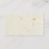 Carte De Visite Papier pressé naturel (Dos)