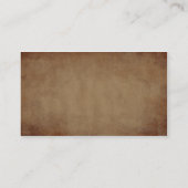 Carte De Visite Papier vieilli - Eléphant (Dos)