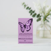 Carte De Visite Papillon__ (Debout devant)