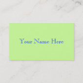 Carte De Visite Papillon (Dos)