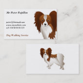 Carte De Visite Papillon (Devant / Derrière)