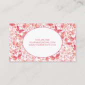 Carte de visite papillon (Dos)