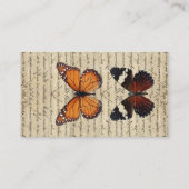 Carte De Visite papillon (Dos)