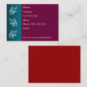 Carte de visite papillon (Devant / Derrière)