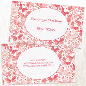 Carte de visite papillon