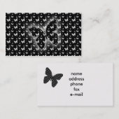 Carte De Visite papillon (Devant / Derrière)