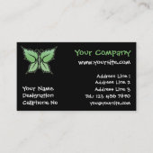 Carte De Visite Papillon à menthe (Devant)