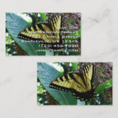 Carte De Visite Papillon à queue d'hirondelle I sur Asclépiade à S (Devant / Derrière)