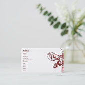 Carte De Visite Papillon - affaires (Debout devant)