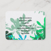 Carte De Visite Papillon amiral (Dos)