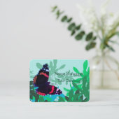 Carte De Visite Papillon amiral (Debout devant)
