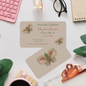 Carte De Visite Papillon blanc à eau