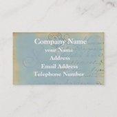 Carte De Visite Papillon bleu (Dos)