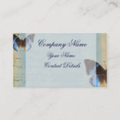Carte De Visite Papillon bleu (Dos)