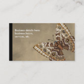 Carte De Visite Papillon bleu de Morpho dorsal et ventral (Dos)