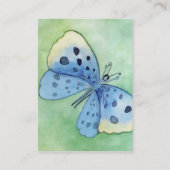 Carte De Visite Papillon bleu - personnaliser (Dos)