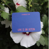 Carte De Visite Papillon bleu rose Tulipes de l'escargot Jardin de