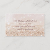 Carte De Visite Papillon bokeh de luxe professionnel (Dos)