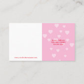 Carte De Visite Papillon cardiaque (Dos)