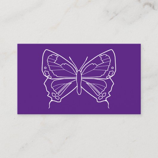 Carte De Visite papillon colorado (Devant)