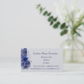 Carte De Visite Papillon dans Blue Shop Store Business (Debout devant)