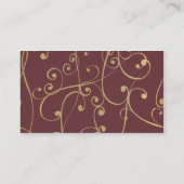 Carte De Visite Papillon de mémoire (Dos)