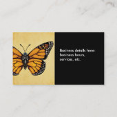Carte De Visite Papillon de monarque (Dos)