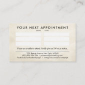 Carte De Visite Papillon d'encre d'aquarelle - Artiste des ongles (Dos)