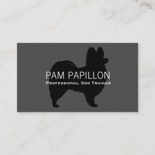 Carte De Visite Papillon Dog Breed
