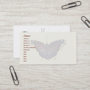 Carte De Visite Papillon en deuil - Nymphalis antiopa