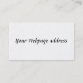 Carte De Visite Papillon et lis tigré de monarque (Dos)