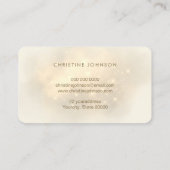 carte de visite papillon fausse parties scintillan (Dos)