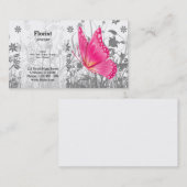 Carte De Visite Papillon Imaginaire * choisir la couleur arrière - (Devant / Derrière)