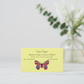 Carte De Visite Papillon impossible (Debout devant)