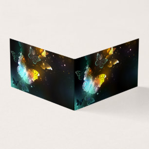 Carte De Visite Papillon lumineux et papillons de nuit