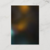 Carte De Visite Papillon lumineux et papillons de nuit (Dos)