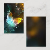 Carte De Visite Papillon lumineux et papillons de nuit (Devant / Derrière)