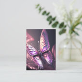 Carte De Visite Papillon magique (Debout devant)