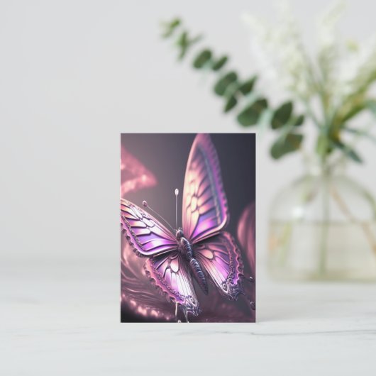 Carte De Visite Papillon magique (Debout devant)