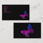 Carte De Visite Papillon minuscule (Devant / Derrière)