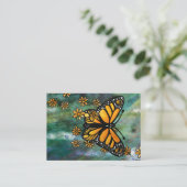 Carte De Visite Papillon monarque (Debout devant)