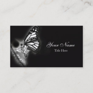 Carte de visite papillon monarque moderne