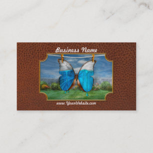 Carte De Visite Papillon - Morpho - Je déteste quand les couleurs