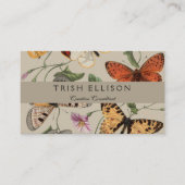 Carte De Visite Papillon Moth Nature Collection Dessin (Devant)