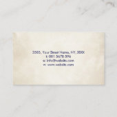 Carte De Visite Papillon moucheté aquarelle (Dos)