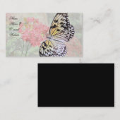 Carte de visite papillon nymphe (Devant / Derrière)