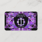 Carte De Visite papillon pourpre 31 (Devant)