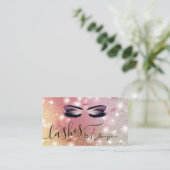 Carte De Visite Papillon scintillant brillant de luxe maquillage (Debout devant)